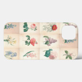 botanische Flowers iPad Case (Achterkant (horizontaal))