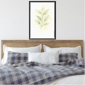 Botanische Fluistering Canvas Afdruk (Insitu (Slaapkamer))