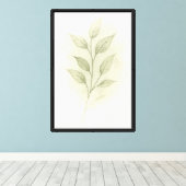 Botanische Fluistering Canvas Afdruk (Insitu (Houten vloer))