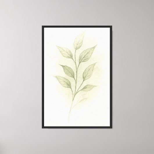 Botanische Fluistering Canvas Afdruk (Voorkant)