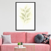 Botanische Fluistering Canvas Afdruk (Insitu (Woonkamer))