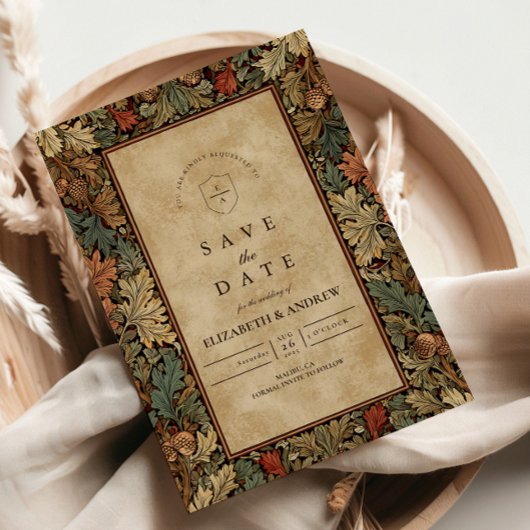  Botanische Foliage Wedding Save The Date