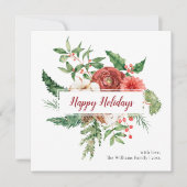 Botanische foto kerstkaart (Voorkant)