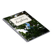 Botanische foto Motive Persoonlijk Etiket Notitieboek (Rechterzijde)