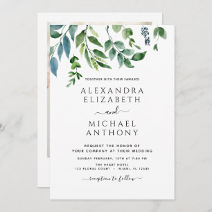 Botanische foto Waterverf Bindend Kaart