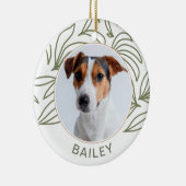 Botanische foto's met printplaat keramisch ornament (Rechts)