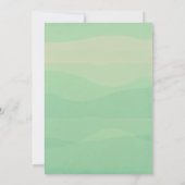 Botanische fotowedstrijd trouwreceptie kaart (Achterkant)