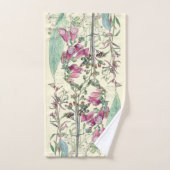 Botanische  Foxglove Flowers Bath Towel Set Bad Handdoek (Handdoek)