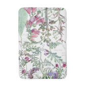 Botanische Foxglove Wildflower Bath Mat (Voorkant Verticaal)