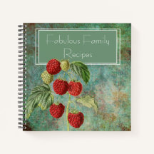Botanische frambozen Recept Notitieboek