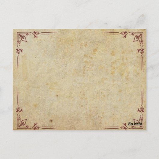  botanische Franse Post Kaart (Achterkant)