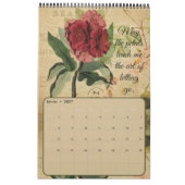 Botanische Franse Post Kaart Agenda Kalender (Feb 2027)