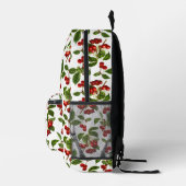 botanische Fuchsia roze kersen afdrukken Bedrukte Rugzak (Rechts)
