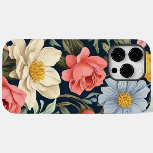 Botanische geblissen Case-Mate iPhone case (Achterkant (horizontaal))