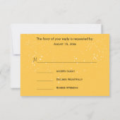 Botanische Gele Floral met gulden - RSVP (Achterkant)