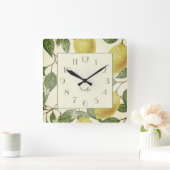 Botanische  gele leemons Familienaam Vierkante Klok (Huis)