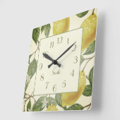 Botanische  gele leemons Familienaam Vierkante Klok (Hoek)