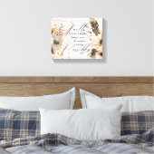 Botanische geloofscitaten canvas afdruk (Insitu (Slaapkamer))