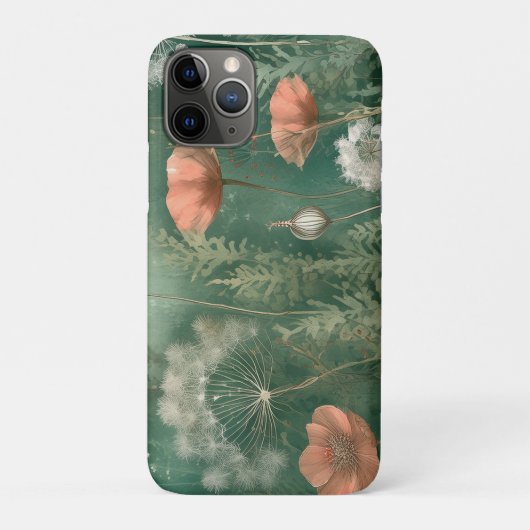Botanische gelukzaligheid: AI-gegenereerde bloem Case-Mate iPhone Case (Achterkant)
