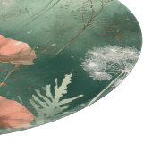 Botanische gelukzaligheid: AI-gegenereerde bloem Snijplank (Hoek)