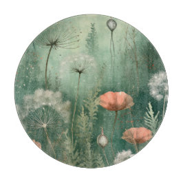 Botanische gelukzaligheid: AI-gegenereerde bloem Snijplank