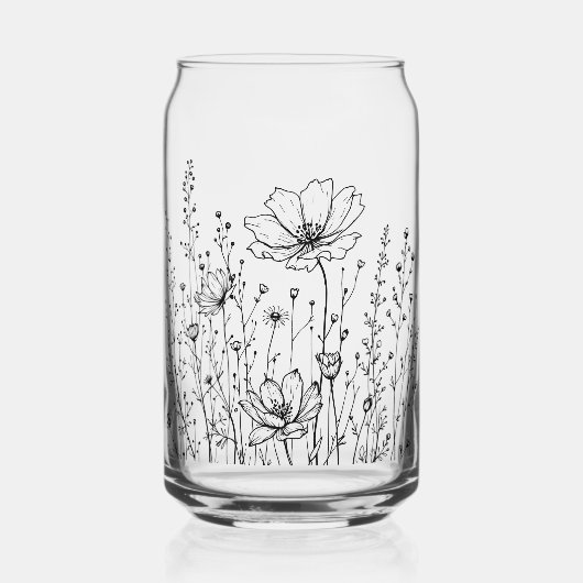 Botanische gelukzaligheid: de elegantie van de Nat Blikvorm Glas (Voorkant)