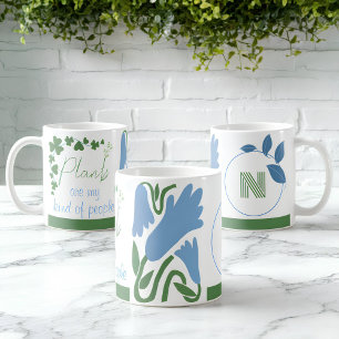 Botanische gelukzaligheid: gepersonaliseerde mok v