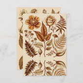  botanische gelukzaligheid informatiekaartje (Voorkant / Achterkant)