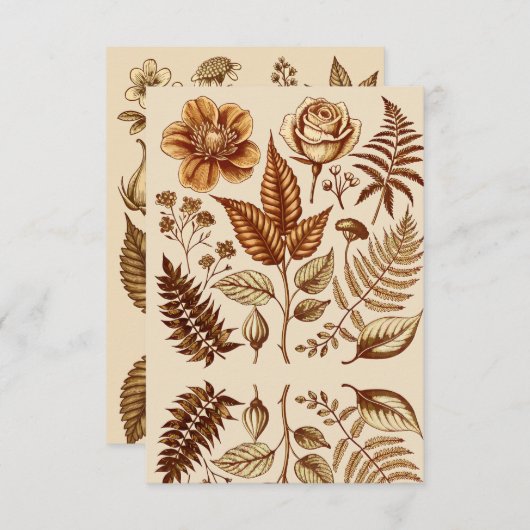 botanische gelukzaligheid informatiekaartje (Voorkant / Achterkant)