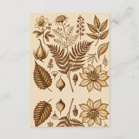 botanische gelukzaligheid informatiekaartje (Achterkant)