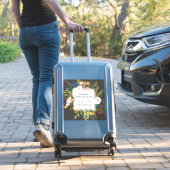 Botanische gelukzaligheid Modern Elegant Floral |  Sticker (Koffer Insitu)