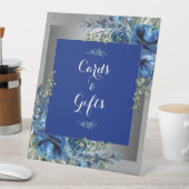 Botanische gelukzaligheid: zilver-geïnfundeerd Vri Reclamebord Met Voetstuk (Insitu)