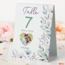  Botanische gepersonaliseerde bruiloft