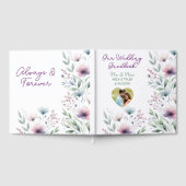  Botanische gepersonaliseerde bruiloft Gastenboek (Volledig)