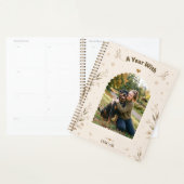 Botanische Gepersonaliseerde Hond Foto Easy Custom Planner (Display)