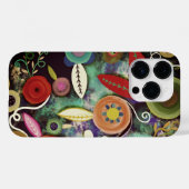 Botanische geschilderde Hoesje-Mate iPhone case (Achterkant (horizontaal))