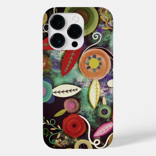 Botanische geschilderde kunst Case-Mate iPhone hoe Case (Achterkant)