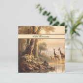  botanische giraffen, aanpasbaar (Staand voorkant)