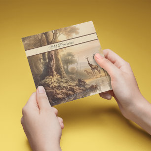  botanische giraffen, aanpasbaar