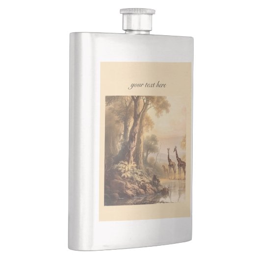  botanische giraffen, aanpasbaar flacon (Rechts)