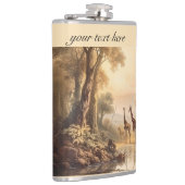  botanische giraffen aanpasbaar heupfles (Rechts)