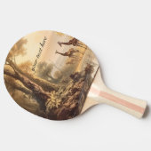  botanische giraffen, aanpasbaar tafeltennisbatje (Zijkant)