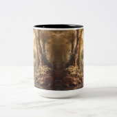  botanische giraffen, aanpasbaar tweekleurige koffiemok (Center)