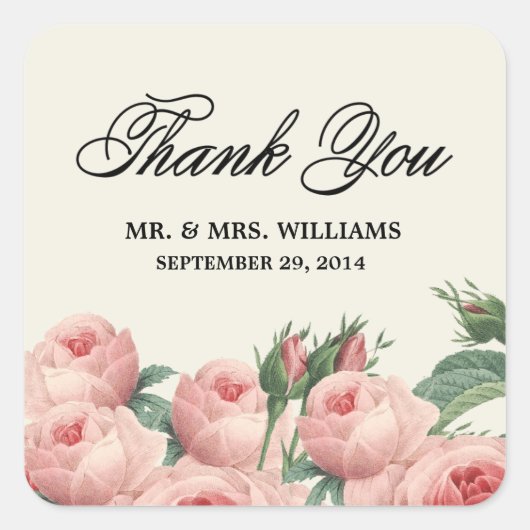 Botanische glamour | Favor Stickers (Voorkant)