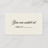 Botanische glamour | Weddenschapskaarten Plaatskaartje (Achterkant)