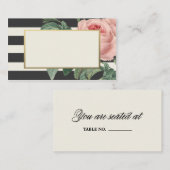 Botanische glamour | Weddenschapskaarten Plaatskaartje (Voorkant / Achterkant)