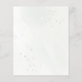 Botanische Gold Greenery Eucalyptus Save the Date (Achterkant)