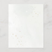 Botanische Gold Greenery Eucalyptus Save the Date (Achterkant)