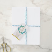 Botanische Gold Greenery Wedding Welcome Cadeaulabel (Met Touw)