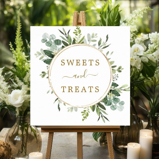 Botanische Gold Sweets & Treare Square Dessert Sig Poster